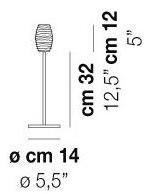 Vetreria Vistosi Настольная лампа из стекла Damasco sun-id-1374469 - Вид №4