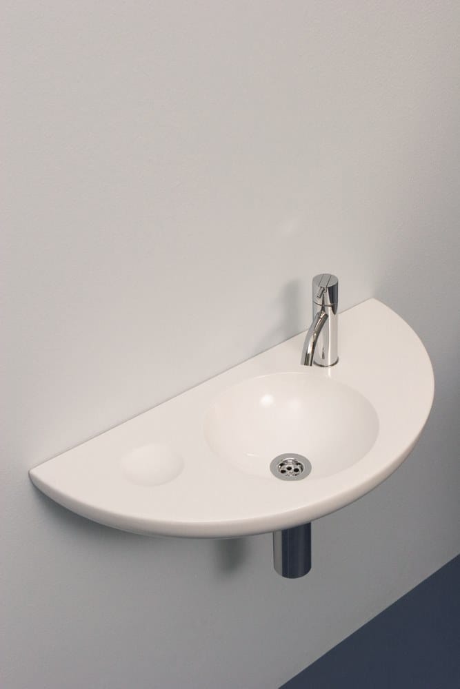 Круглый подвесной умывальник из смолы Rapsel ARCH-00138799 - Вид №1