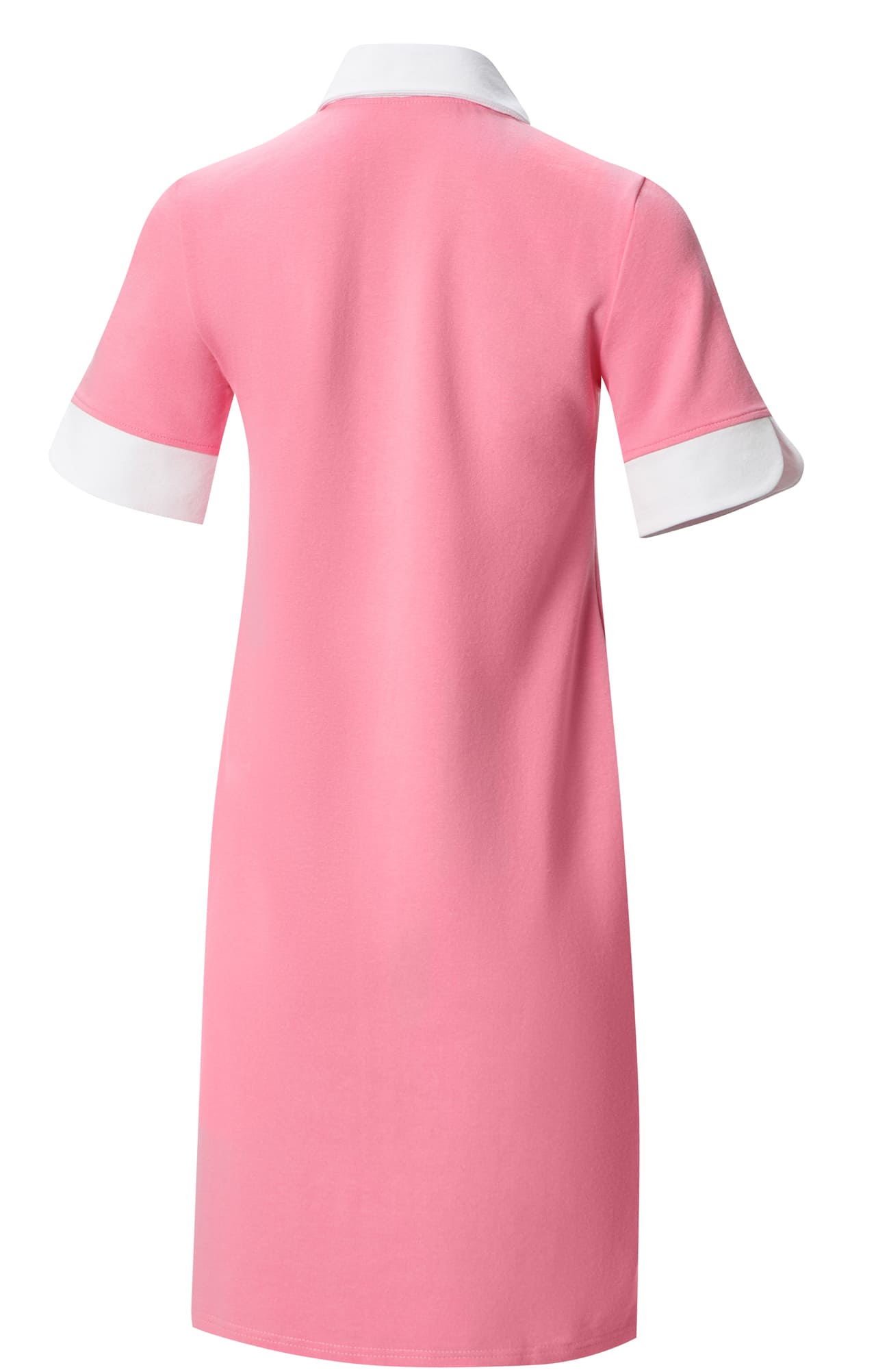 64670 Платье-поло трикотажное цвет PINK (розовый) GRACE  Одежда для обслуживающего персонала  размер 54 (XXXL)  - Вид №1