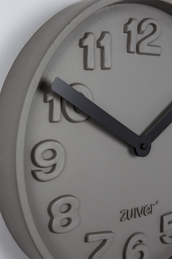 Часы Concrete Time серые Zuiver 8500028 - Вид №2