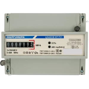 Счётчик электроэнергии Энергомера ЦЭ6803В 1 230В М7 Р31 5-60А трёхфазный