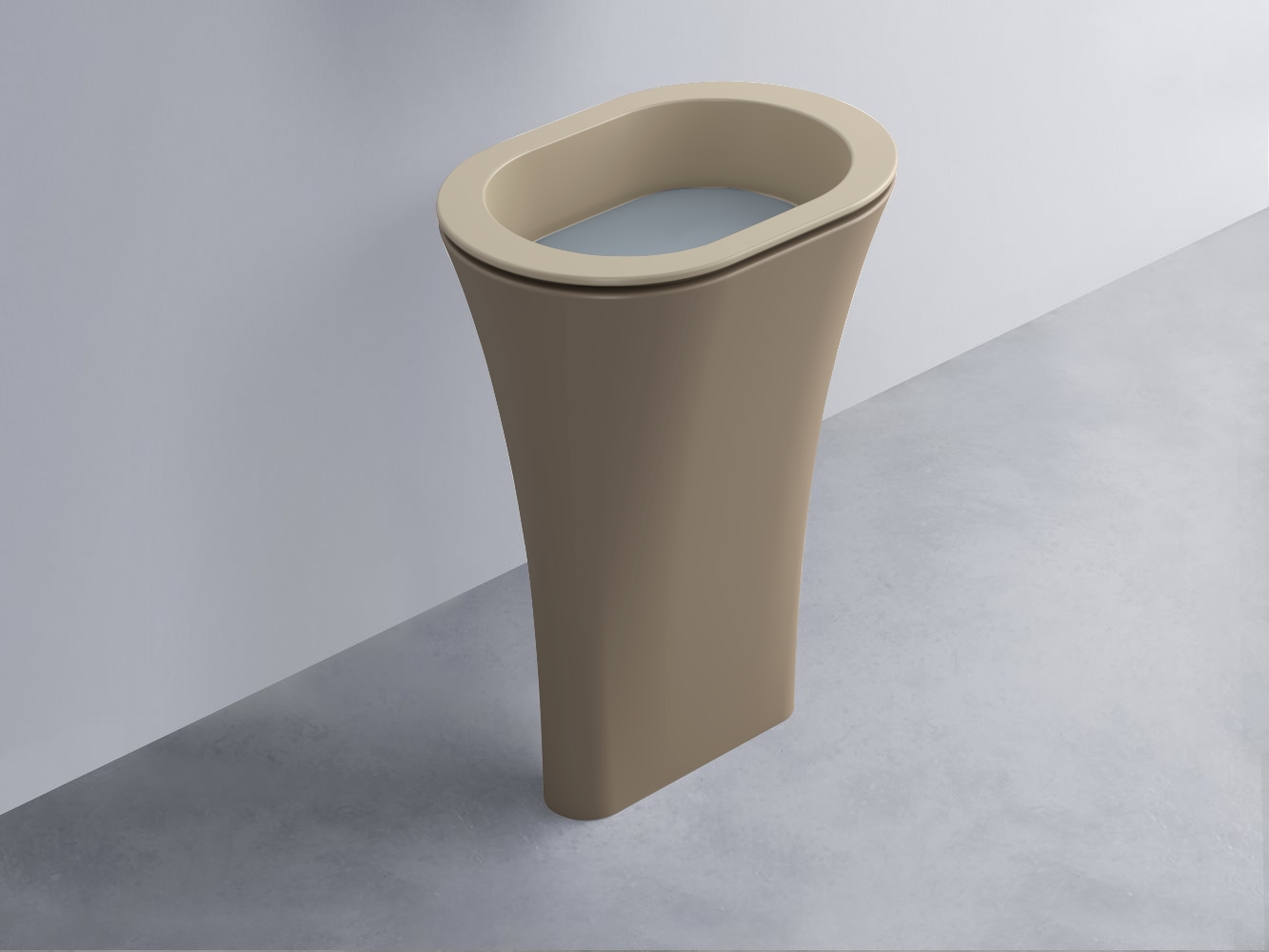 AMLA65-AV+AMPILO-BR+AMCOLO-AN Раковина Amedeo Ovale отдельностоящая cielo Enjoy + Amedeo Ceramica Cielo