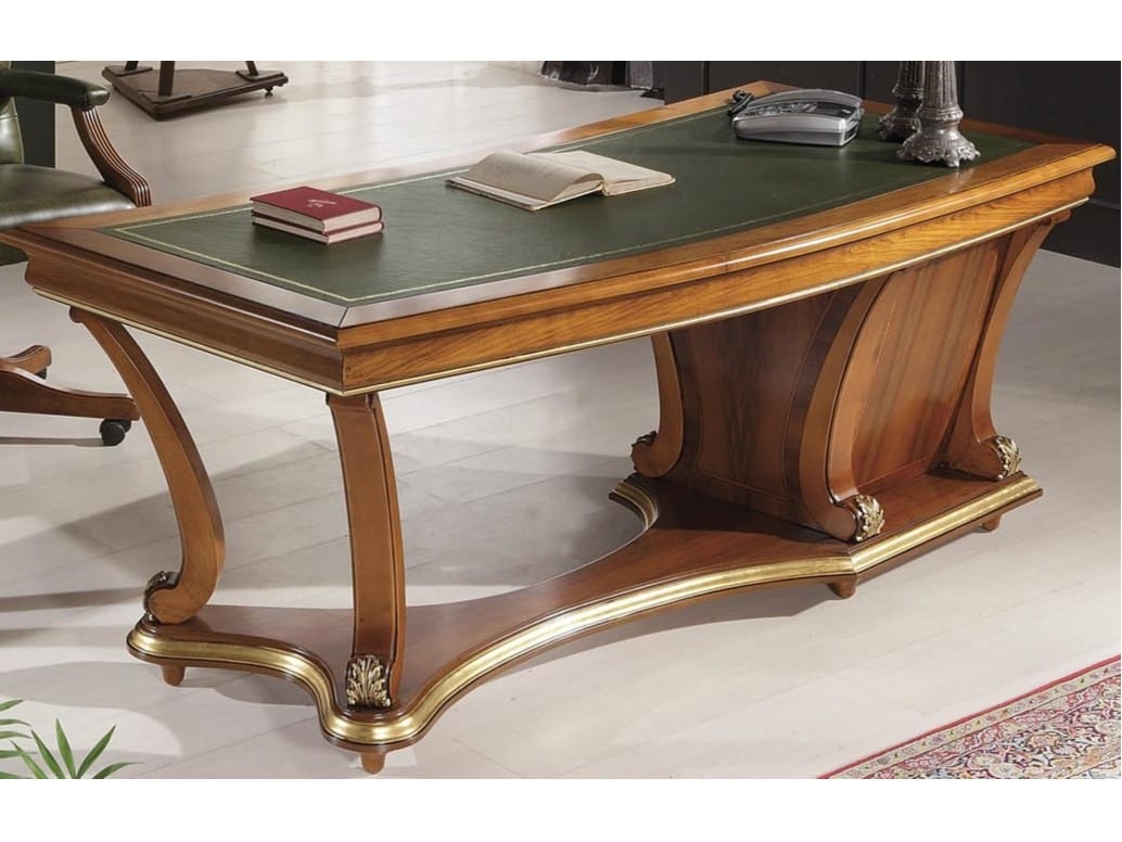 Кожаный исполнительный стол с ящиками GUERRA VANNI Luxury ARCH-00101650 - Вид №1