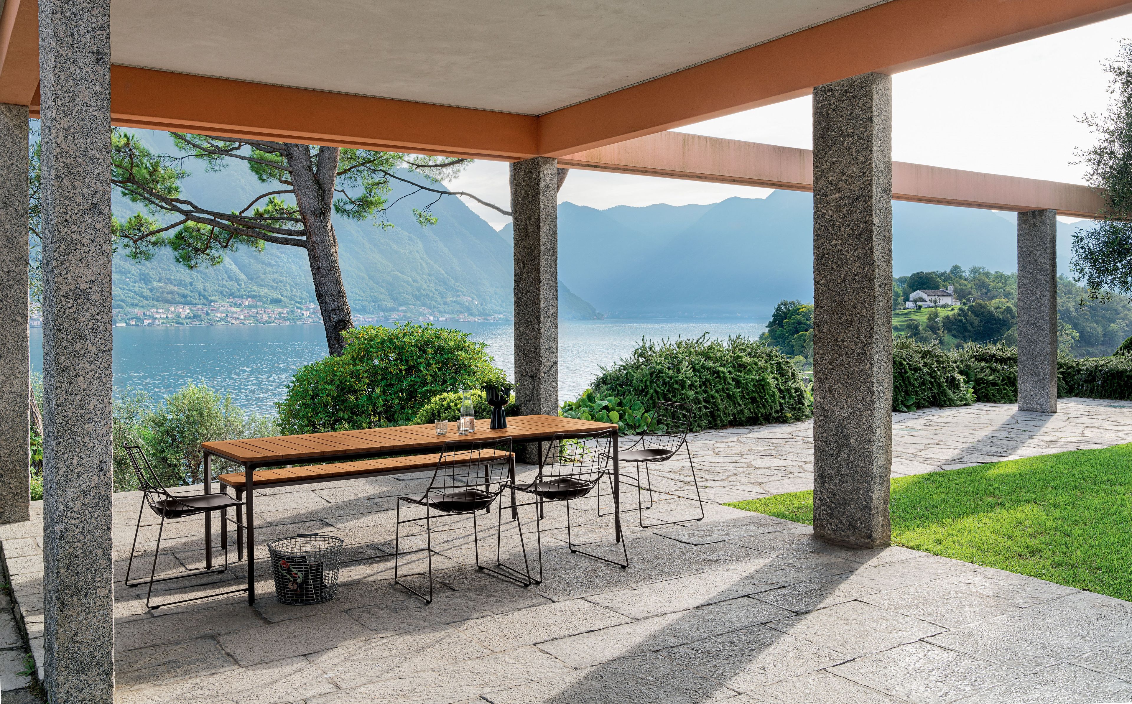 Прямоугольный садовый стол из тикового дерева Sovet Italia ARCH-00085162 - Вид №1