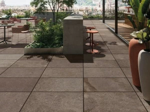 CERAMICHE KEOPE Пол из керамогранита с эффектом камня внутри и снаружи помещений Limes