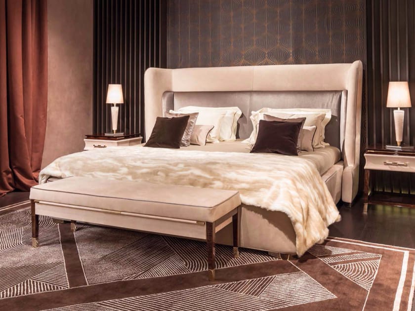 Двуспальная кровать из ткани для отеля Turri ARCH-00149465