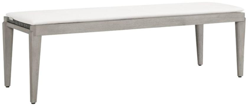 JANUS et Cie Садовая скамейка из тика и janusfiber® Rock garden sun-id-1493487 - Вид №2