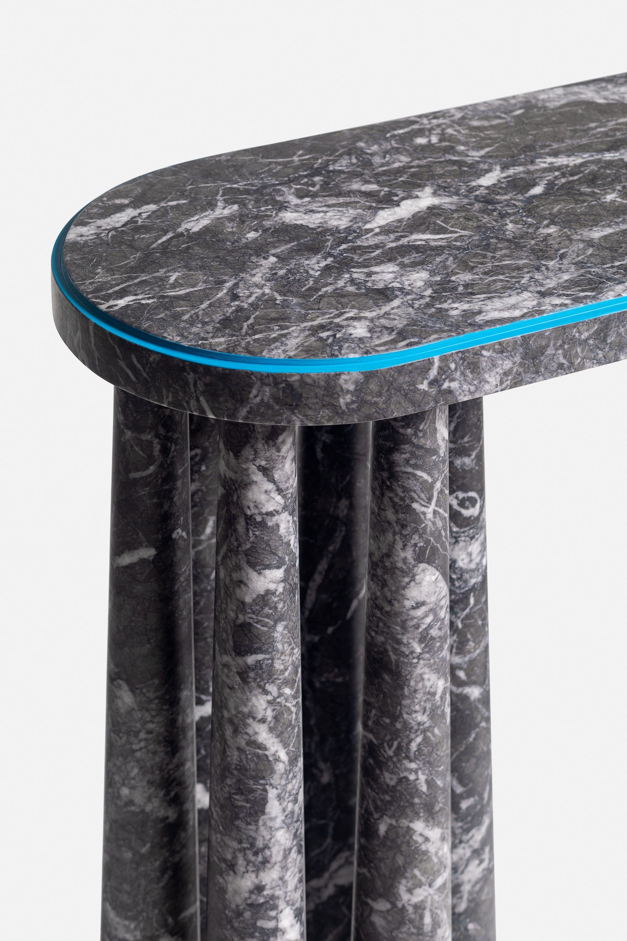 Овальный мраморный консольный стол Movimento Gallery BOGDAN ARCH-00029770 - Вид №3