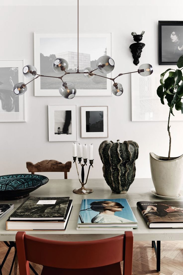 Светильник подвесной на 8 ламп 42х168 см дымчатый Bubble KG0579P-8 brass DELIGHT COLLECTION ДИЗАЙНЕРСКИЕ 00-3883063 Прозрачный;серый  - Вид №1