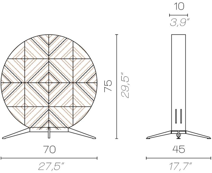 Contardi Напольный светодиодный торшер из ткани Promo outdoor 2020 sun-id-1423804 - Вид №16