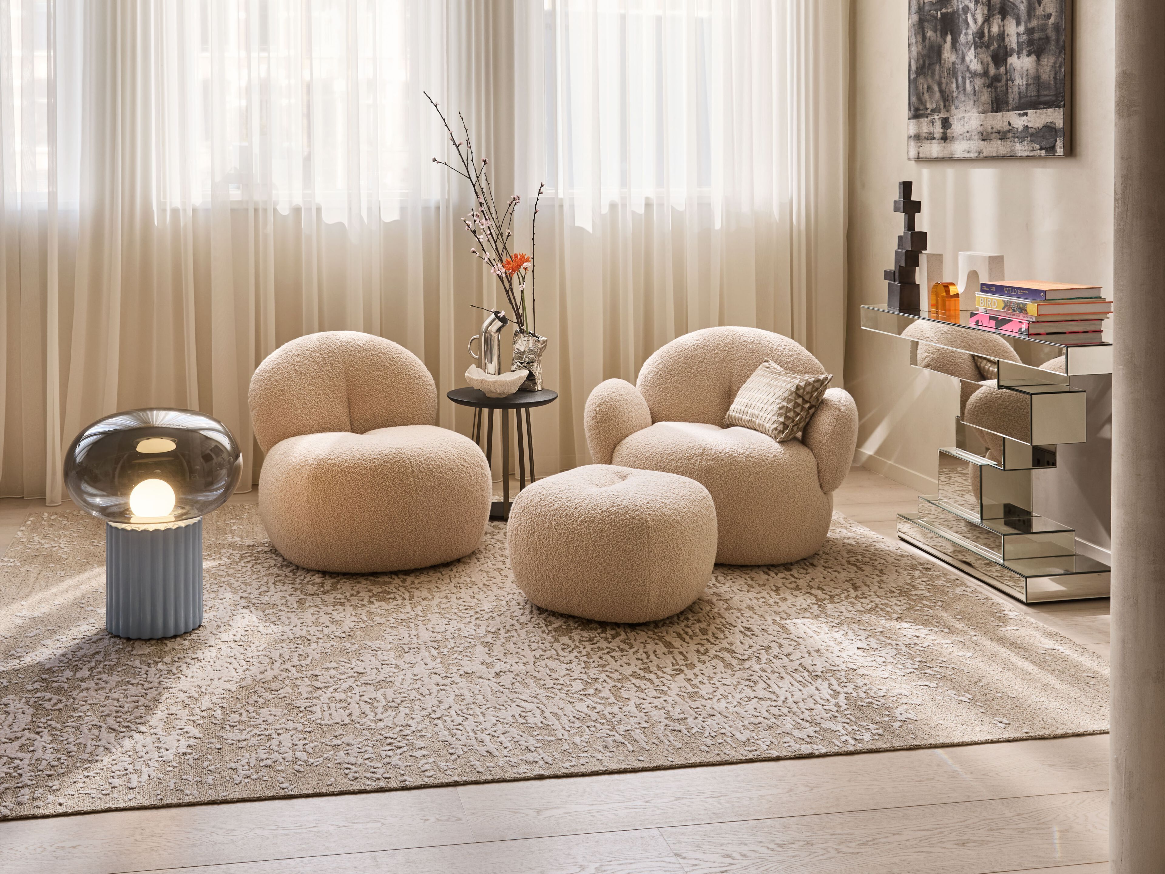 Тканевое кресло без подлокотников Freifrau Nana ARCH-00127929 - Вид №2