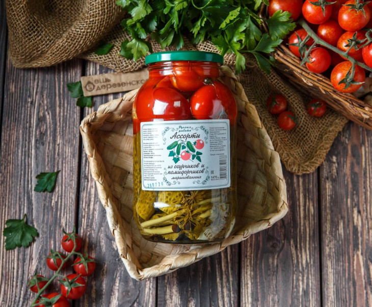 5298 Ассорти из огурчиков и помидорчиков Виктория Храмцова Вкусляндия  - Вид №1