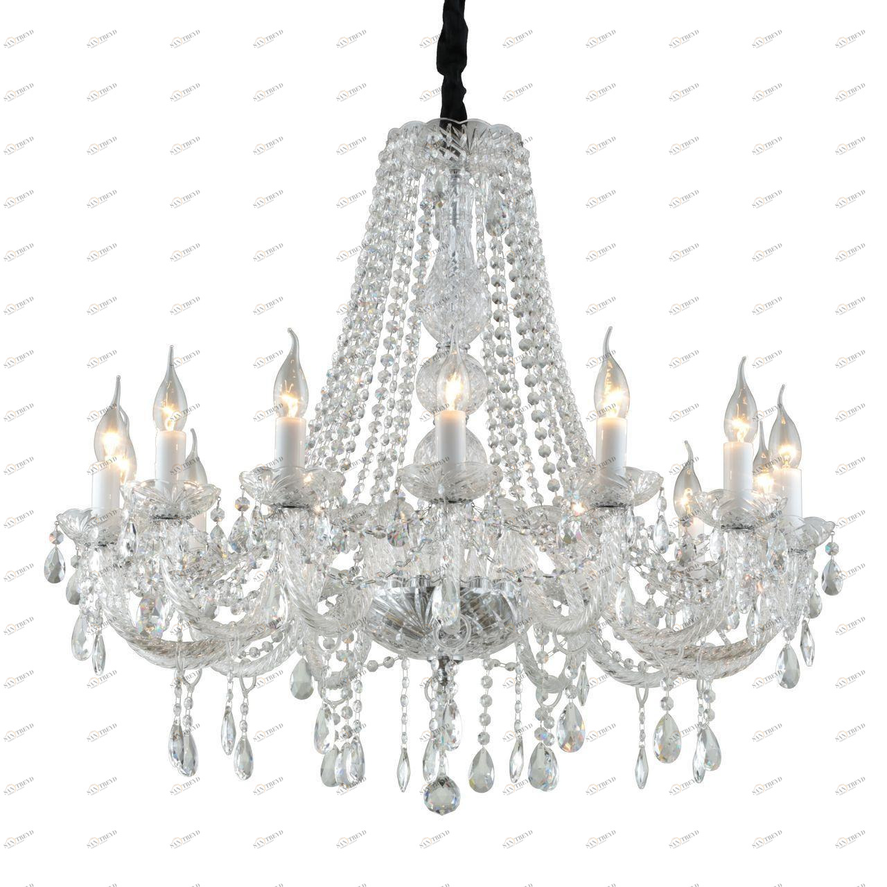 Подвесная люстра Omnilux Arona OML-89403-14 OMNILUX ДИЗАЙНЕРСКИЕ, ARONA 278909 Хром 