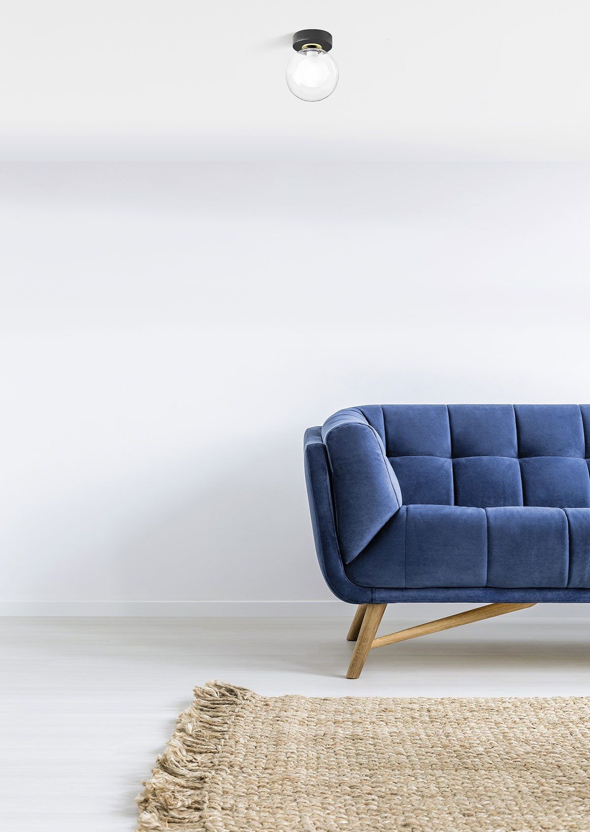 Потолочный светильник из боросиликатного стекла и металла Miloox ARCH-00057848 - Вид №1