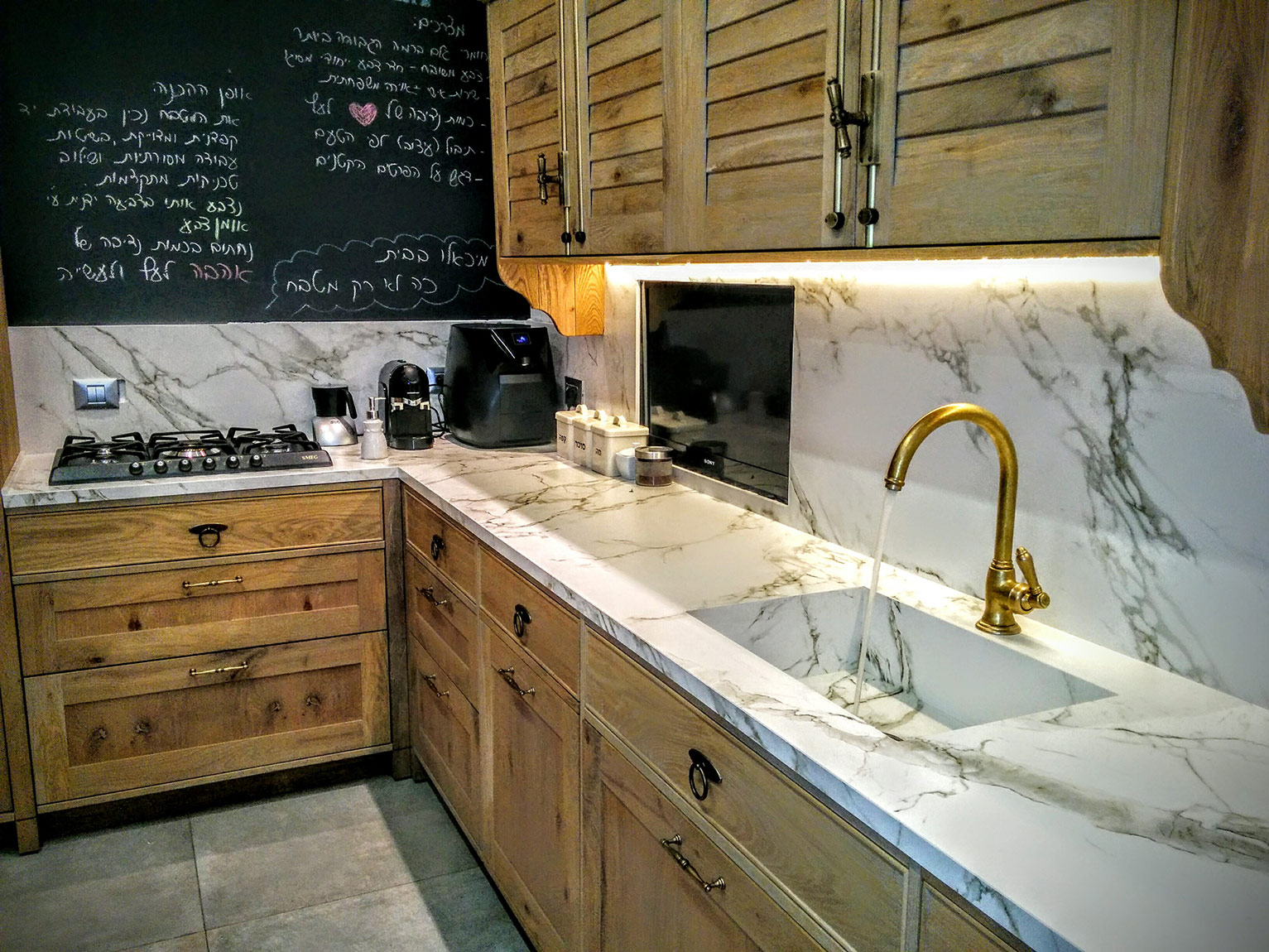 1451 ** 18 Смеситель для кухни складной с запорным краном Nicolazzi Series Classic  - Вид №11