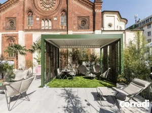 Corradi Раздвижной деревянный навес Chiusure e complementi