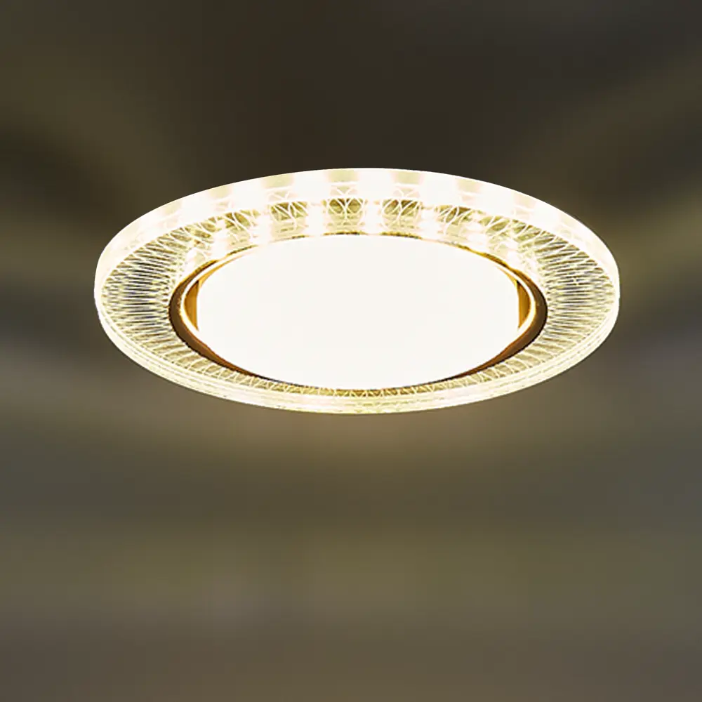 Светильник точечный встраиваемый Fametto DLS-L155GX53 3D, 72 м², зеркальный, IP20 82644305 STLM-2062861  - Вид №1