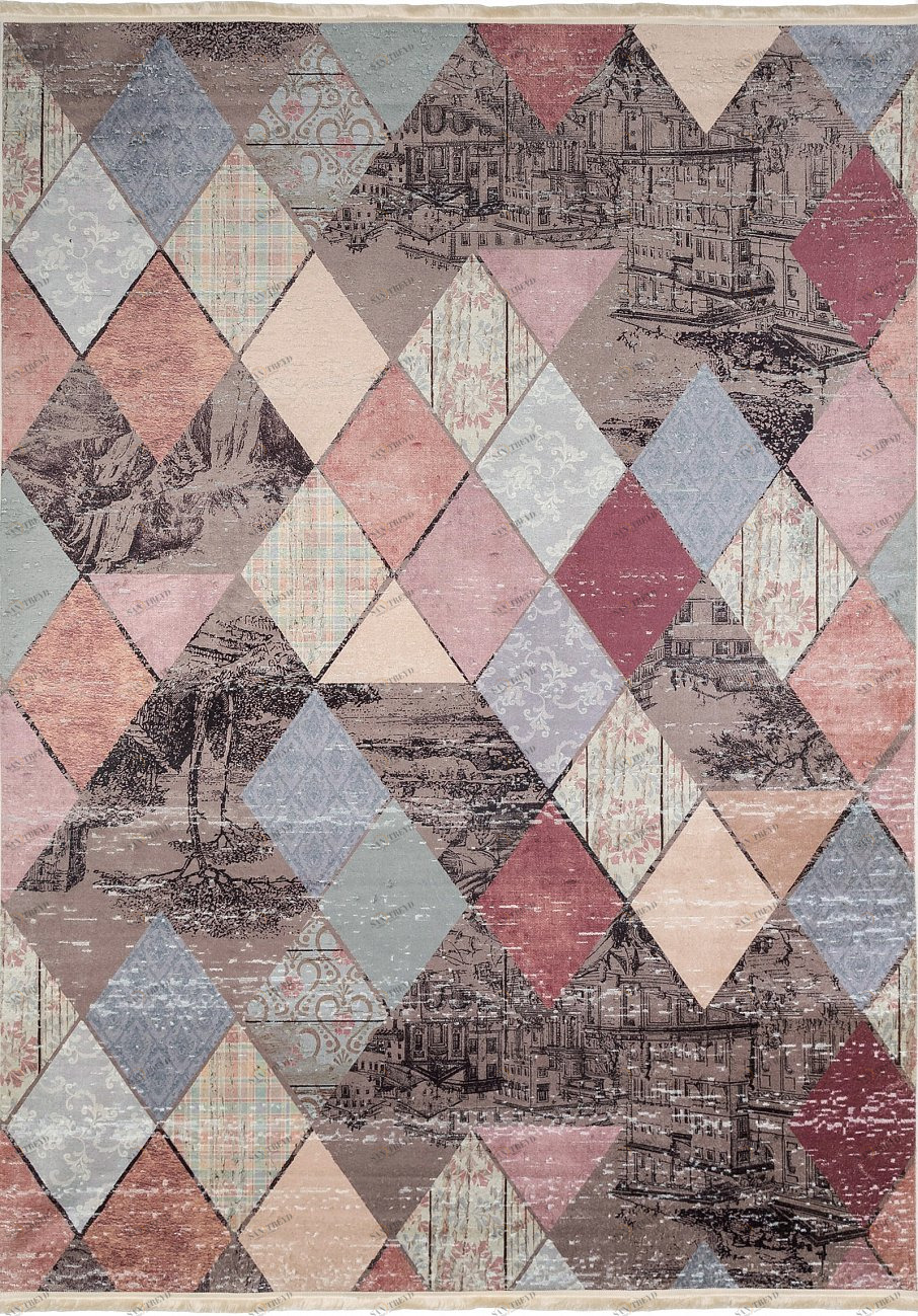 Ковер MARO INCANTO 160х230 ARBEN DECOR MAGIC MARO 321739 Коричневый;серый;бордо