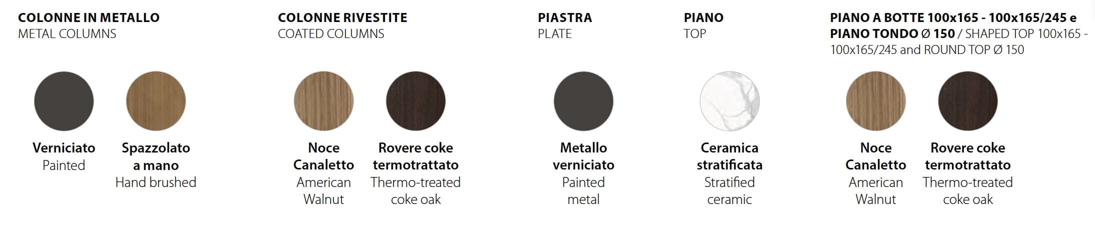 Фиксированный и выдвижной стол с керамической или деревянной столешницей RIFLESSI башня ARCH-00132082 - Вид №3