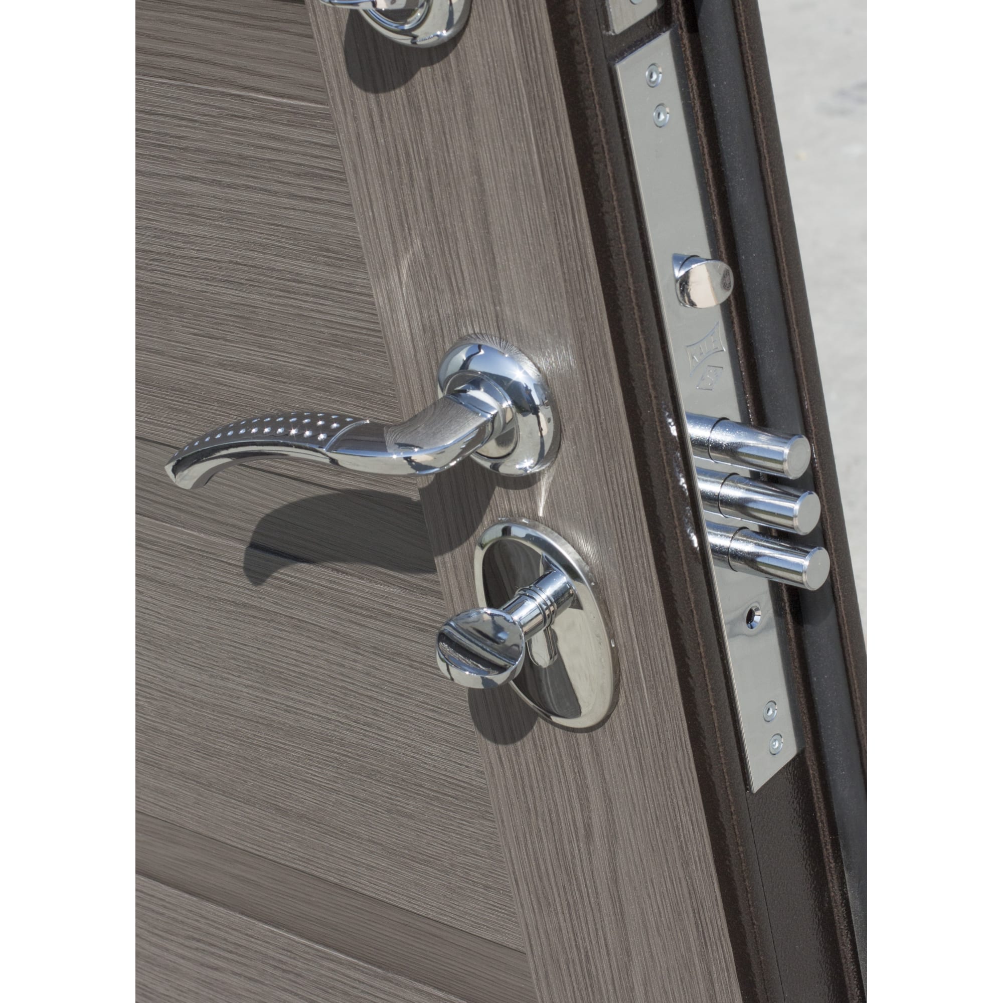 82120553 Дверь входная металлическая Ницца, 860 мм, левая, цвет грей царга Santreyd  - Вид №1