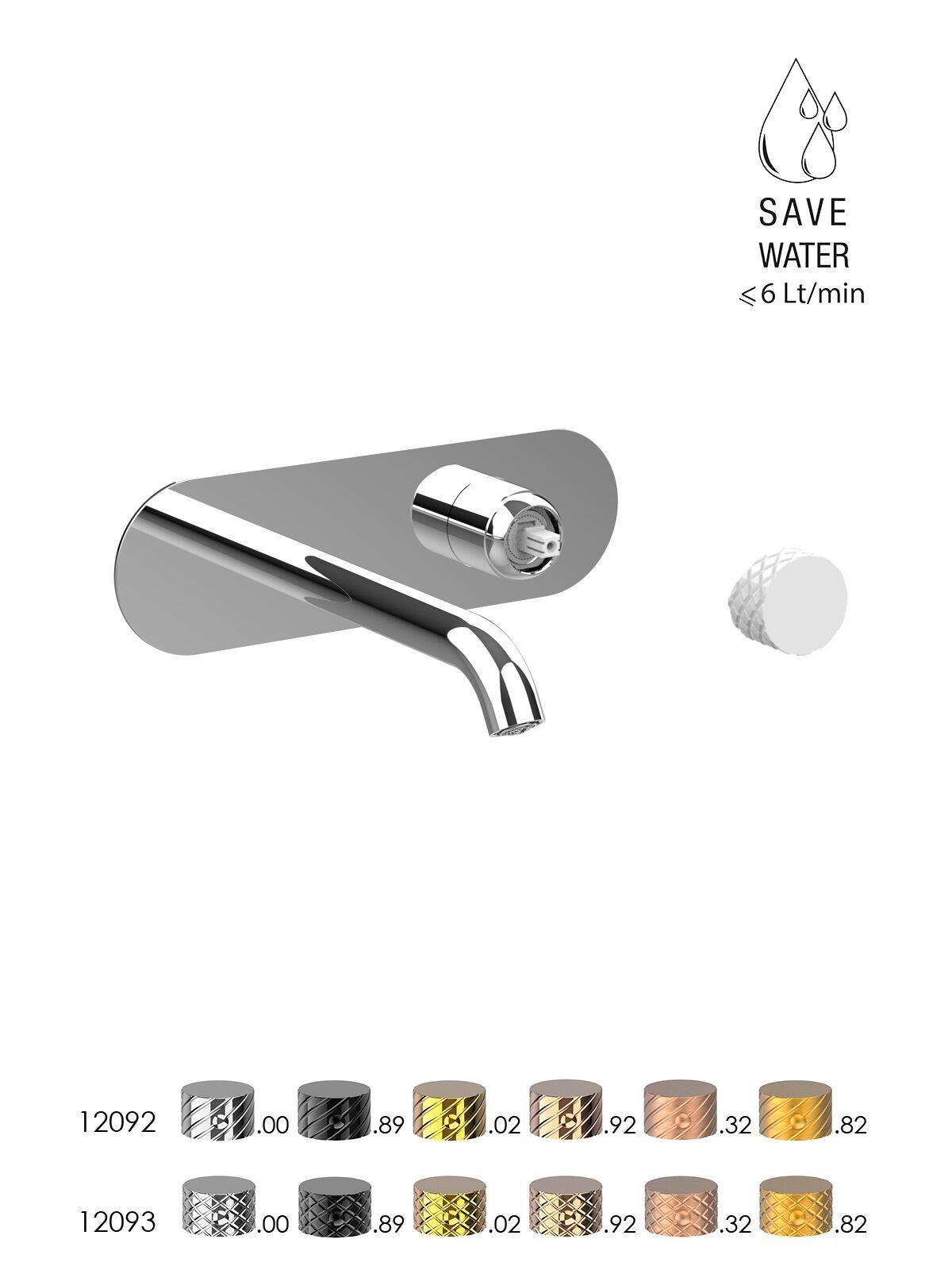 Настенный смеситель для раковины без слива Rubinetterie Frattini Pepe XLS ARCH-00133154 - Вид №1