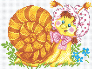 23х19см Набор для вышивания НВ №33 №146 "Улитка" М.П.Студия