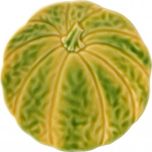 10641454 Bordallo Pinheiro Тарелка пирожковая Bordallo Pinheiro Тыква 16см, керамика Керамика