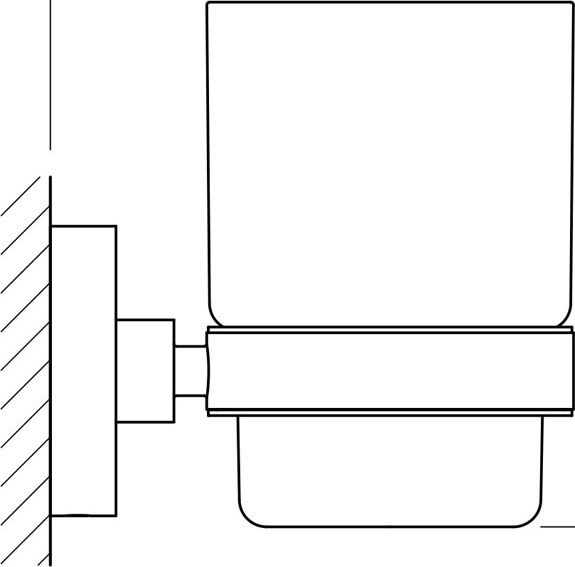 HAR 012 Держатель со стаканом ARTWELLE Harmonie - Вид №1