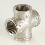 VTr.760.N.0004 Фитинг резьбовой – крестовина Valtec 1/2"  - Вид №3
