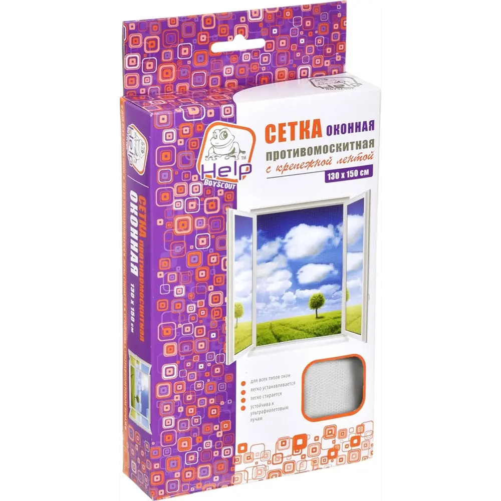 Сетка - штора Help москитная на окно 130x150 см 82709755 STLM-2173714 Santreyd  - Вид №2