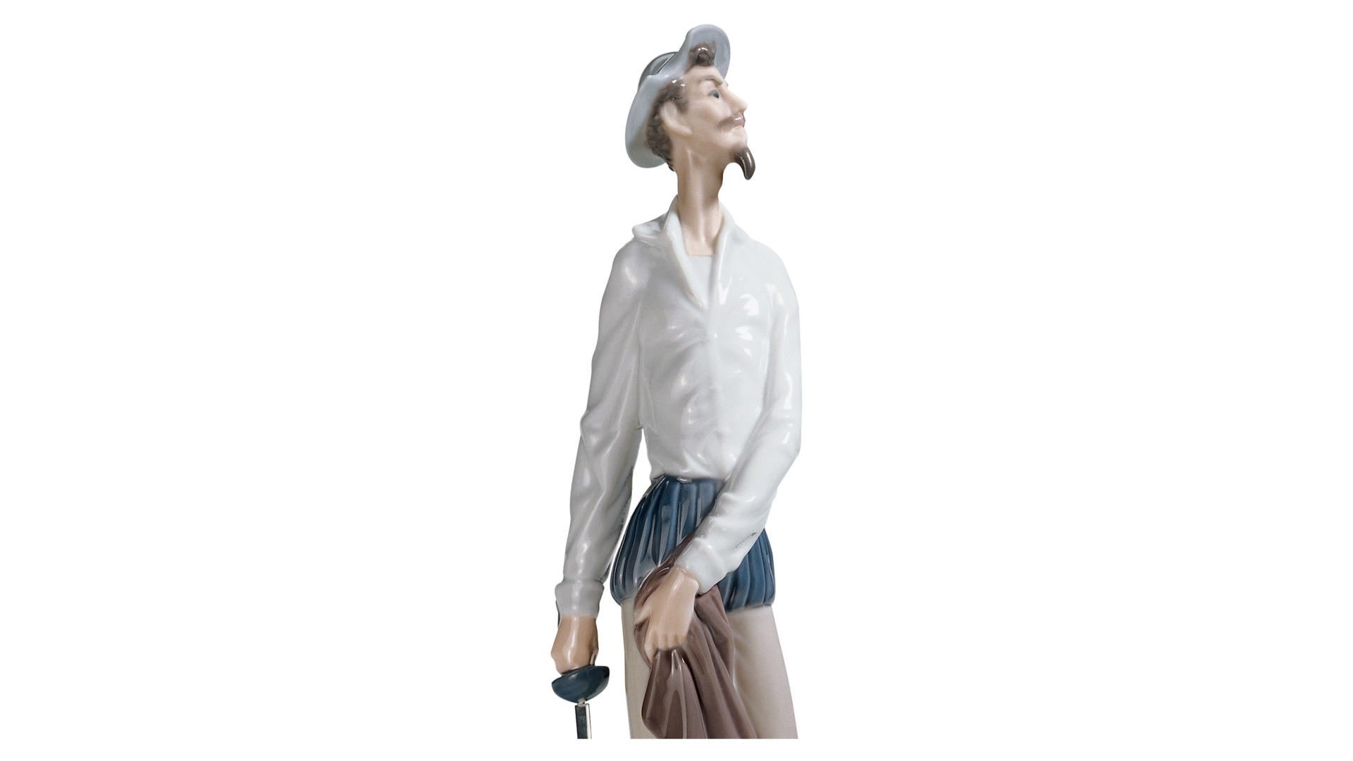10669110 LLADRO Фигурка Lladro "Дон Кихот (в рост)" 10х30см Фарфор Lladró  - Вид №2
