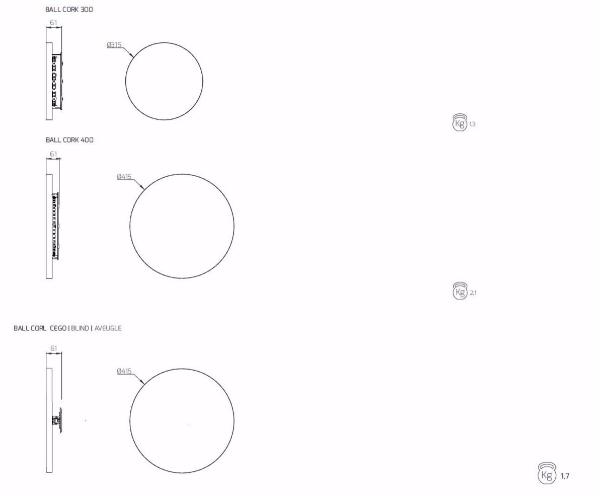 Exporlux Пробковый светодиодный настенный светильник Illuminazione fonoassorbente sun-id-1451300 - Вид №3