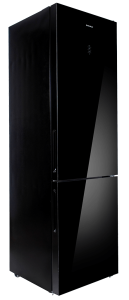 9105330 Холодильник с морозильником   HOLBERG RB 2001NDGB черный