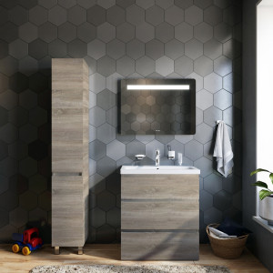 M91FSX0752OF База под раковину напольная 75 см 3 ящика светлый дуб AM.PM Gem S