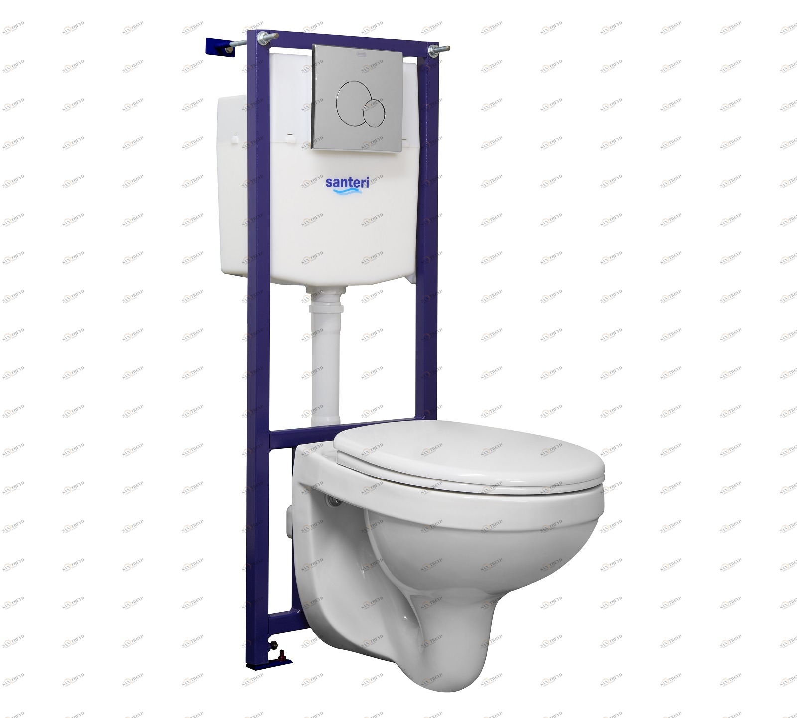 Системы инсталляции для унитаза Santeri Альфа 1.3816.4.S00.00B.0 1.3815.9.S00.00B.0