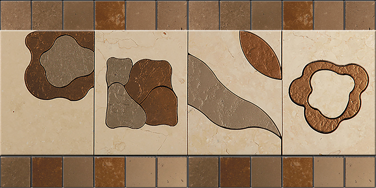 БОРДЮР ИЗ МРАМОРА MF-1 SKALINI MODERN MF1 - Вид №1