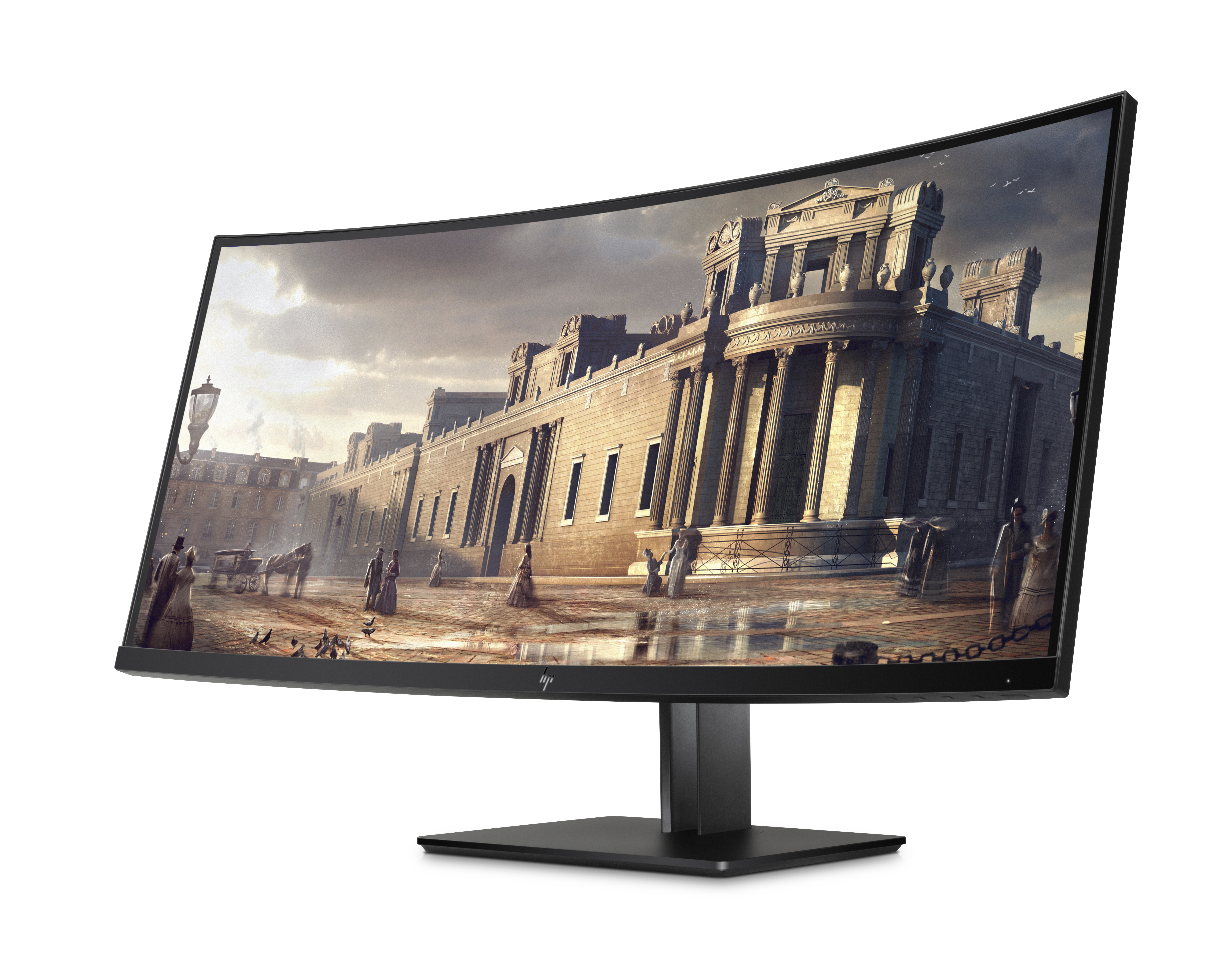Z4W65A4#ABB z38c 37.5-inch curved display 3840х1600 21:9 ips 300 cd/m2 1000:1 14ms 178°/178° hdmi usb 3.0x3 displayport energy star epeat black (repl k1u77a4) HP Santreyd  - Вид №6