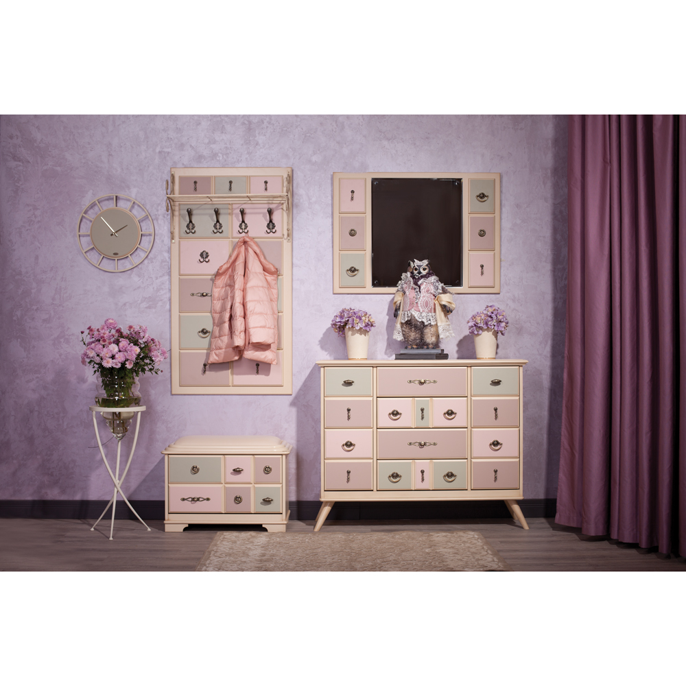 71178 Зеркало настенное Пандора 2 Айвори Акварель BOGACHO 4627139505228 - Вид №4