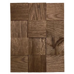 3D мозаика Arabesco экзотик дуб шоколадный 100x100 мм 7 шт. 0.84 м² 83986093 STLM-2015372