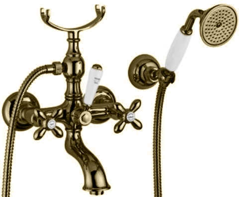 Смеситель MIGLIORE Princeton Plus ML.PRP-8002.CRDO для ванны /душа - хром/золото  - Вид №2