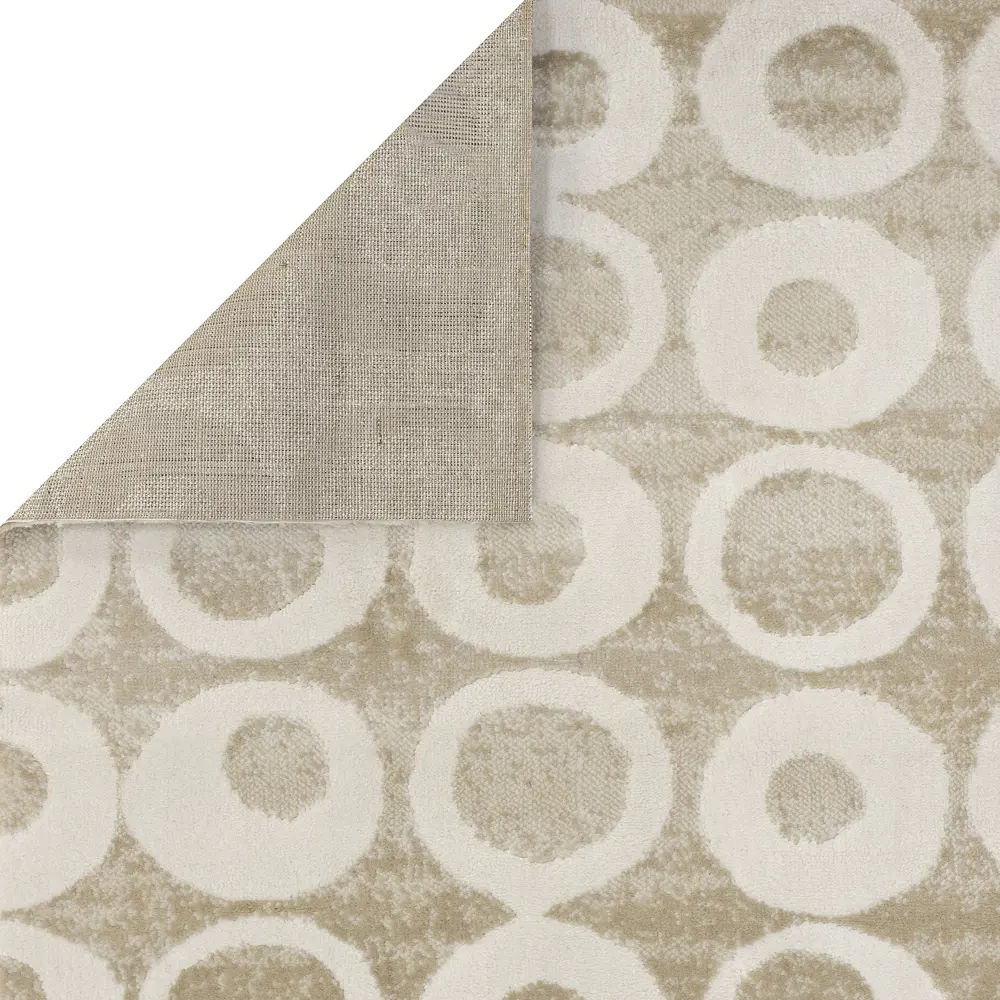 Santreyd Ковровое покрытие «Кружочки» бежевое 3 метра 89337420 STLM-0888922 - Вид №3