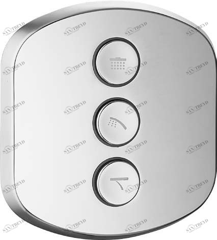 Встраиваемый 3-х позиционный кнопочный переключатель Cezares GLOBO-F-DEV3-B-01