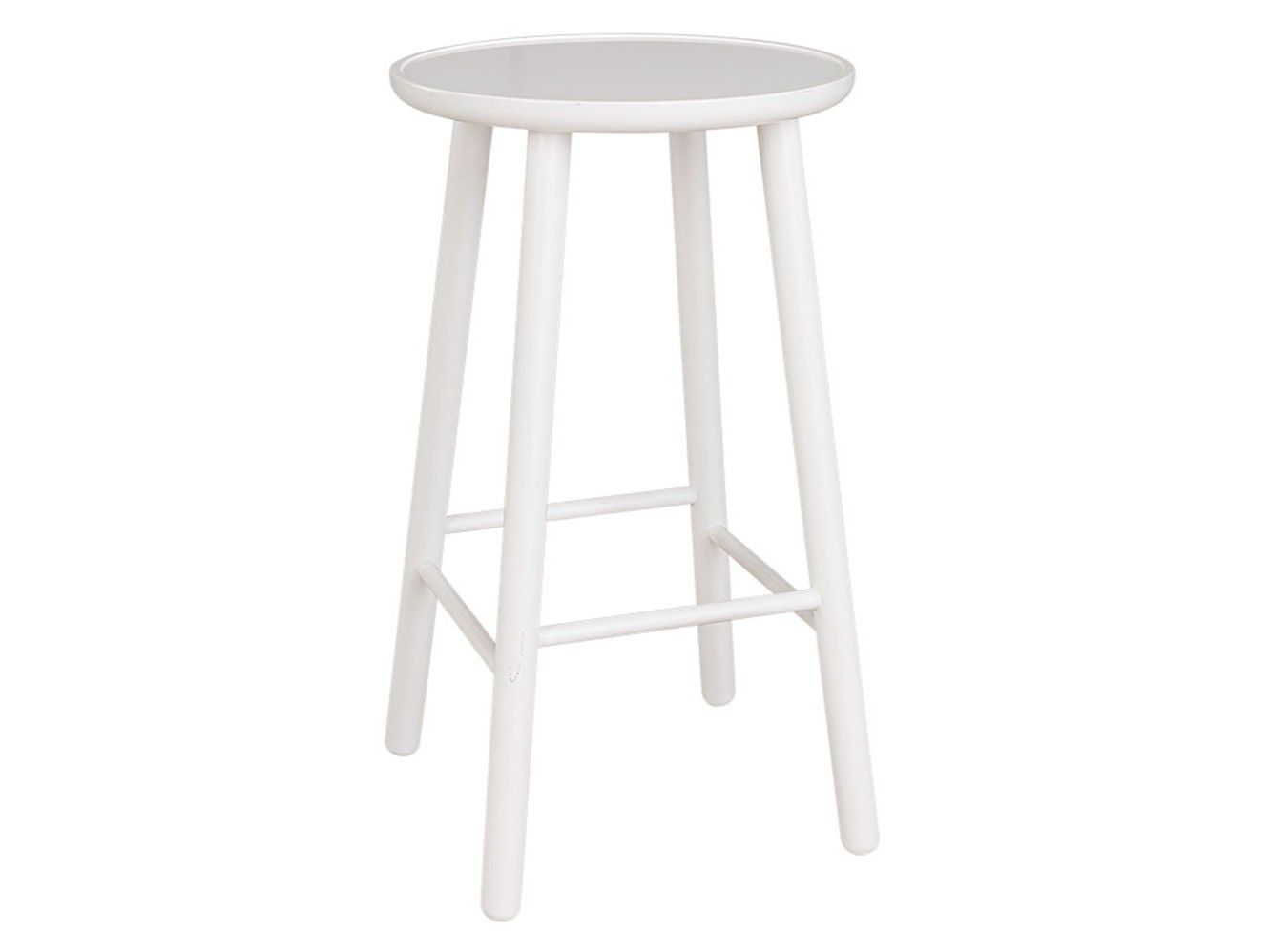 Высокий березовый стул с подставкой для ног Hans K ZigZag ARCH-00055671