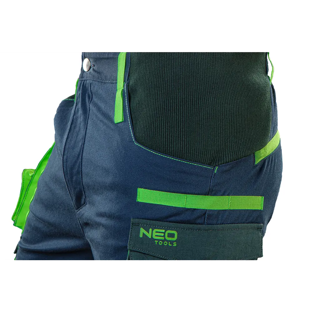 Брюки рабочие Neo Tools Premium темно-синие/зеленые размер XS рост 172-175 83303287 STLM-2082076 - Вид №2