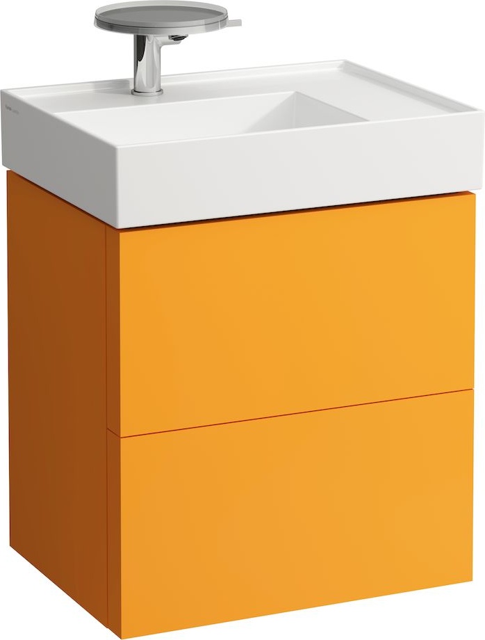 H4075580336441 Шкафчик под раковину, 2 ящика, включает в комплект органайзер, для раковины с полочкой справа 810334 LAUFEN PRO - Вид №3