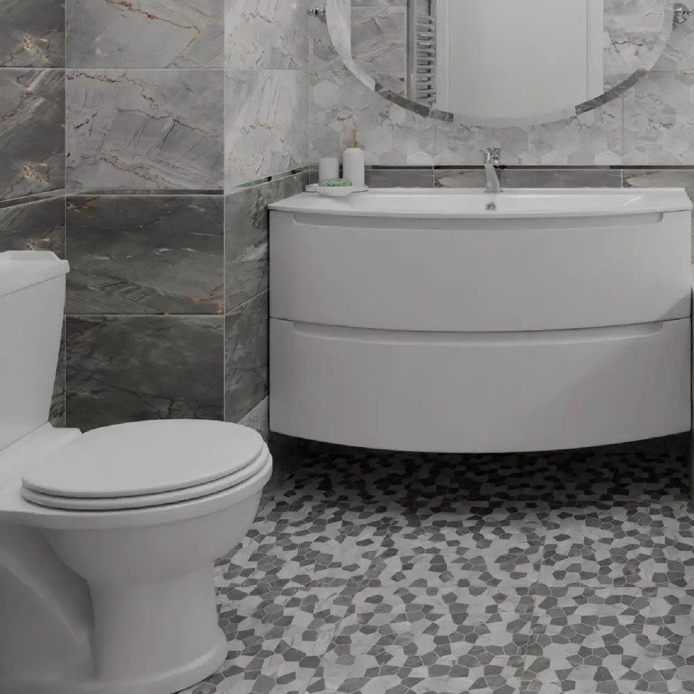 Плитка напольная Strict Dark 41.8x41.8 см 1.75 м² цвет темно-серый Santreyd STLM-2028098