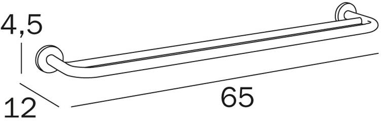 INDA® Вешалка для полотенец из металла One A2491c - Вид №1