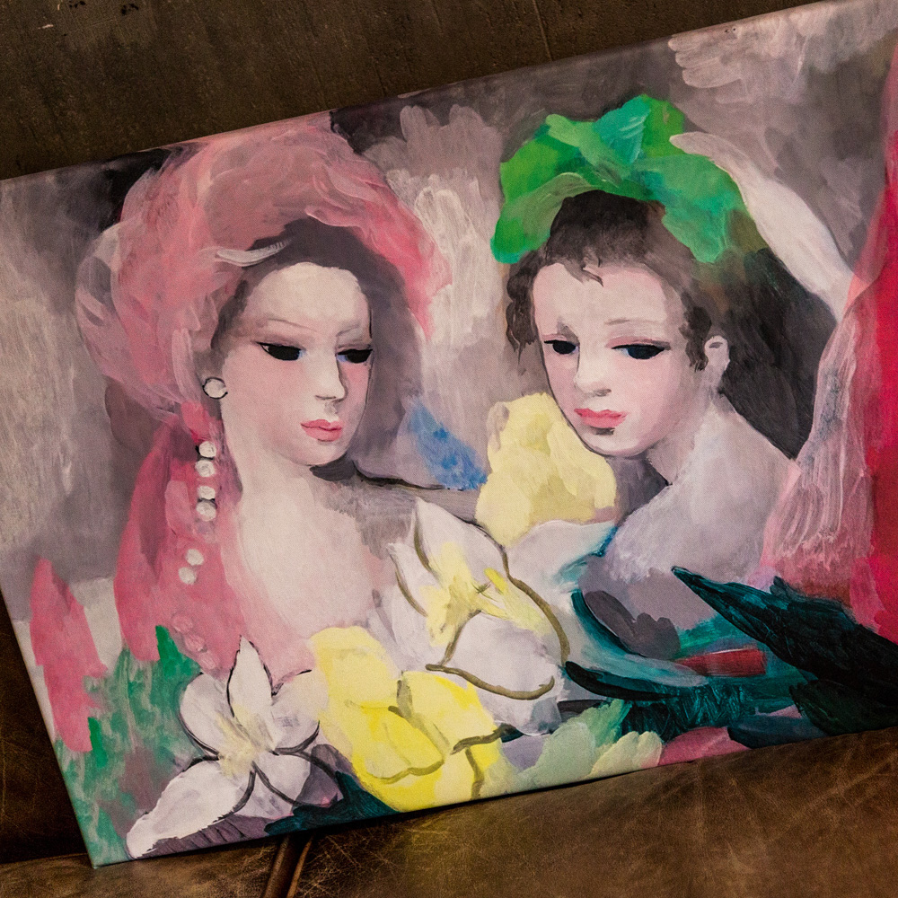 896518921_2628 Картина «Две девушки с цветами» (холст, галерейная натяжка) Object Desire  - Вид №4