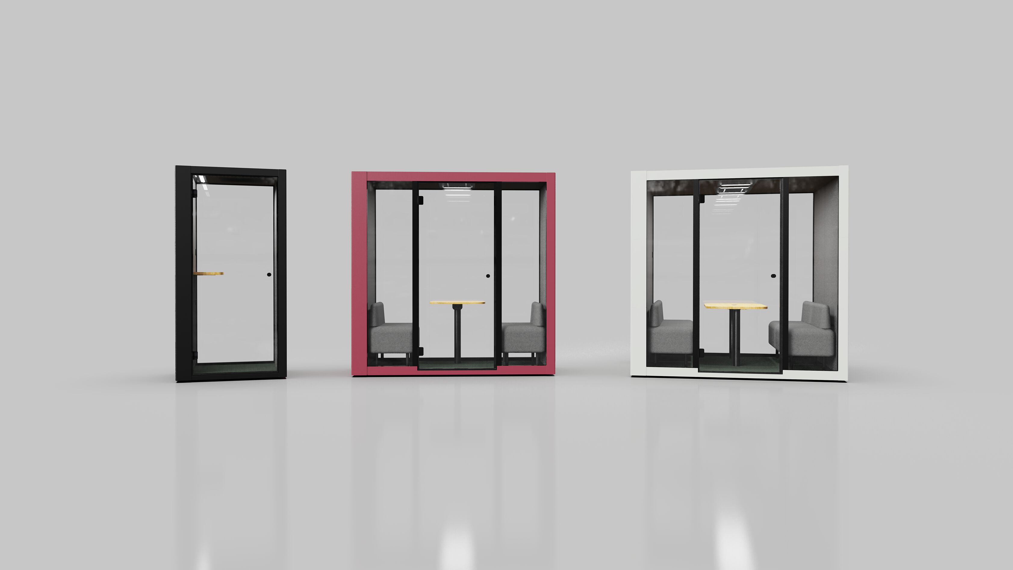 Многосторонняя акустическая офисная кабина со встроенным освещением SilentLab SPARK ARCH-00099142 - Вид №5