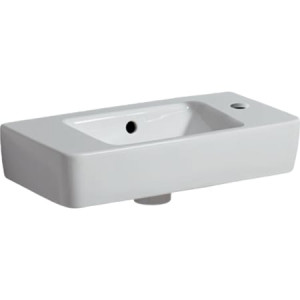 276150000 Раковина Geberit Renova Compact, с укороченным вылетом, с полкой Geberit